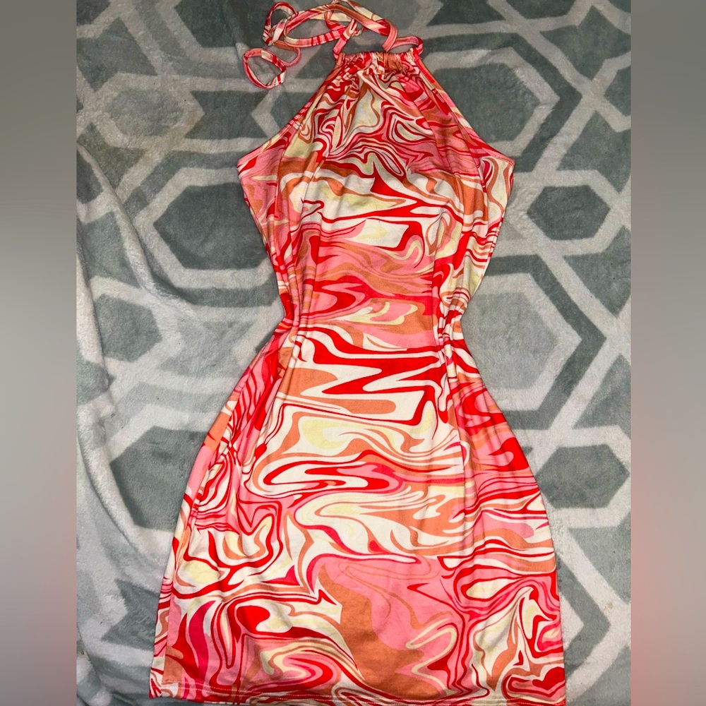 Colorful SHEIN dress only worn one time, perfect shape.